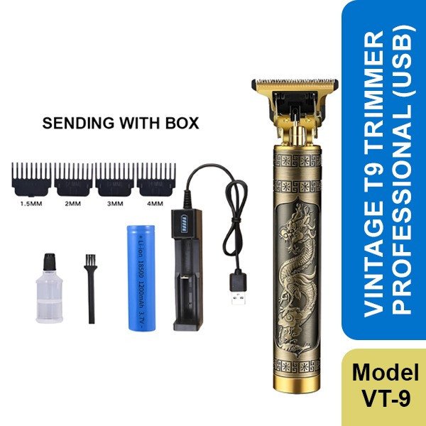 Vintage T9 trimmer Professional (USB)-VT-9