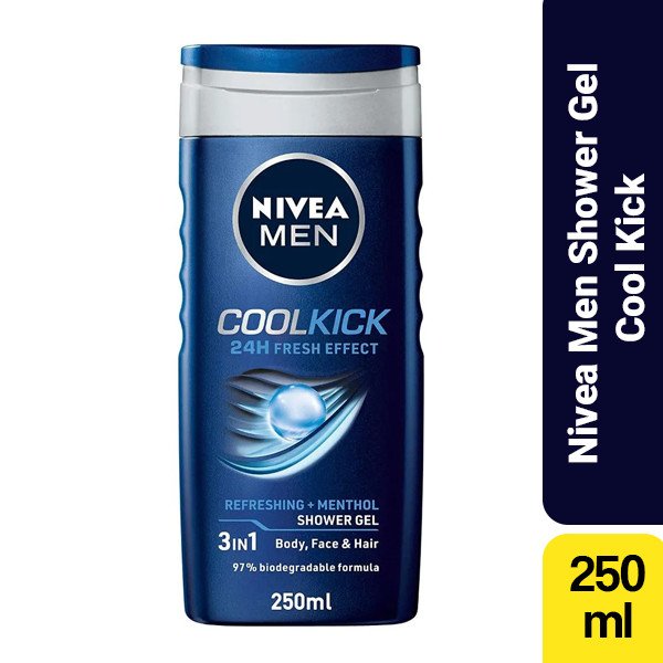 Nivea Men Shower Gel Cool Kick 250ml