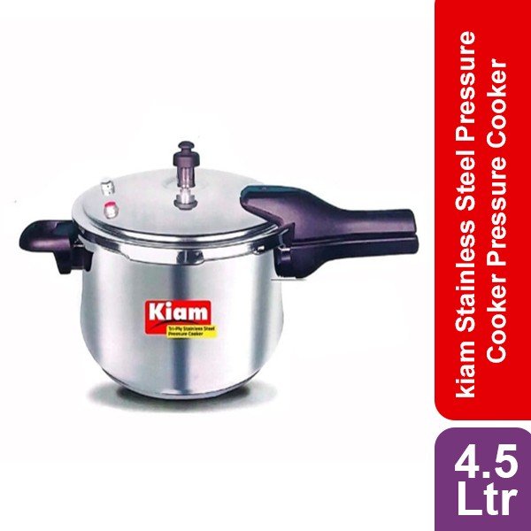 Kiam Stainless Steel Pressure Cooker-4.5 ltr