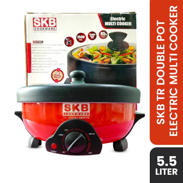 SKB 5.5 Ltr Double Pot Electric Multi Cooker