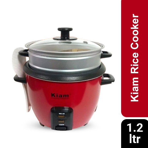 Kiam Rice Cooker Full Body 1.2 Ltr Double Hari