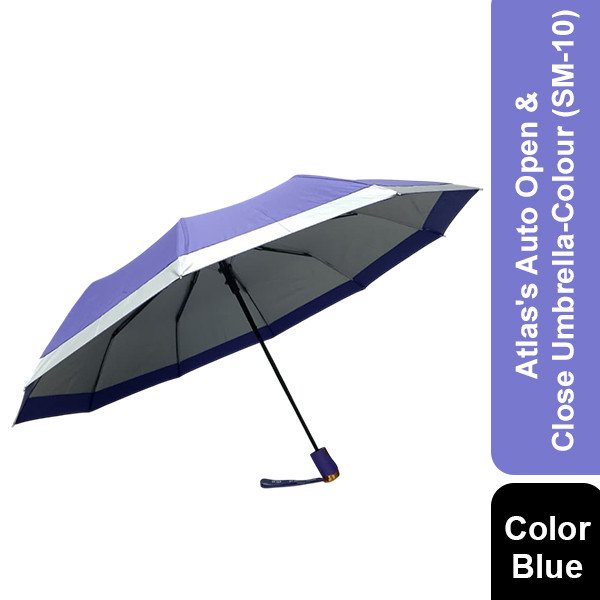 Atlas's Auto Open  Umbrella-Blue(SM-10)