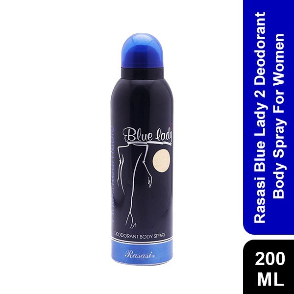 Rasasi Blue Lady 2 Deodorant Body Spray For Women 200 ml