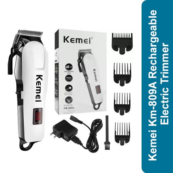 Kemei Km-809A Rechargeable Electric Trimmer