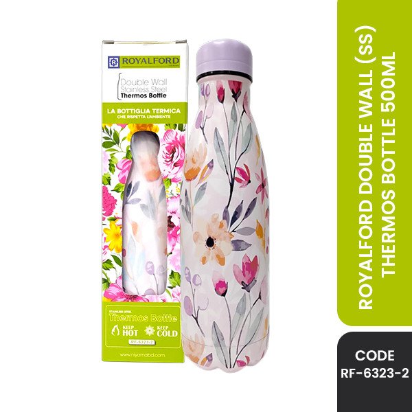 RoyalFord Double Wall Stainless Steel Thermos Bottle 500ml