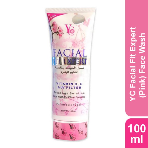YC Facial Fit Expert (Pink) Face Wash 100 ml