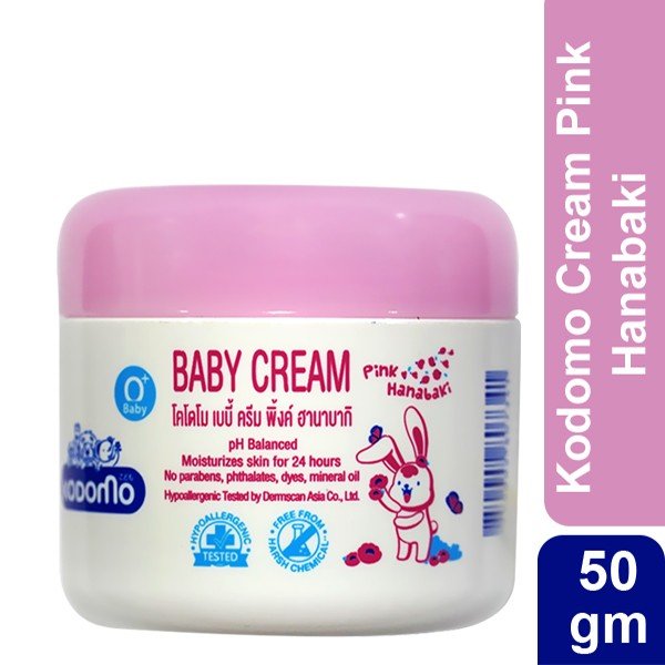 Kodomo Baby Cream Pink Hanabaki 50 gm