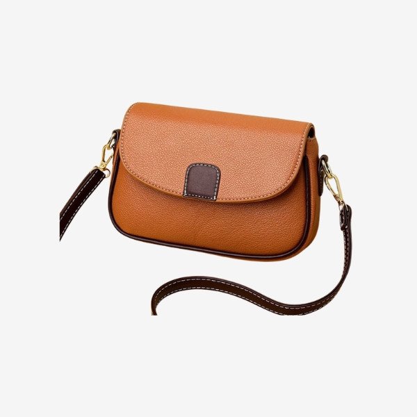 PU Leather Handbags Women Fashion Crossbody Bags (Orange) Code: 136