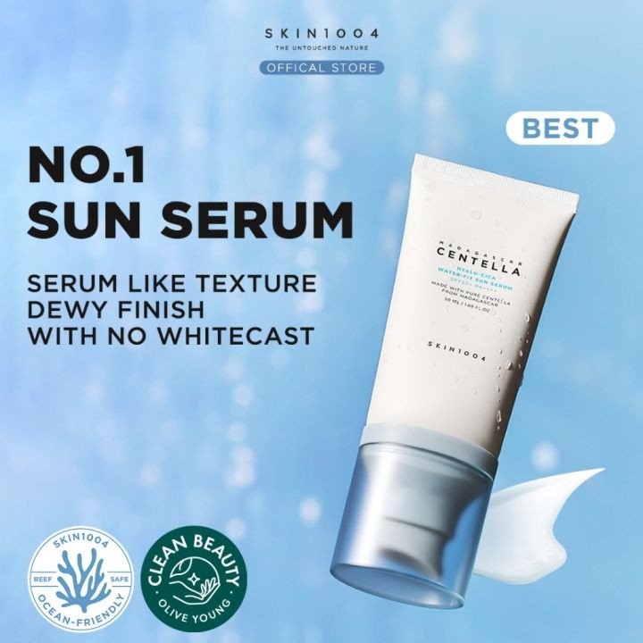SKIN1004 Madagascar Centella Hyalu-Cica Water-Fit Sun Serum (SPF50+ PA++++)
