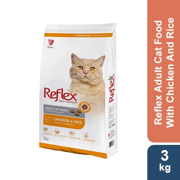 Reflex Adult Cat Food With Chicken And Rice 3kg