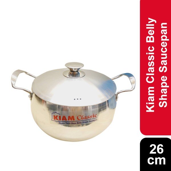 Kiam Classic Belly Shape Saucepan 26 cm