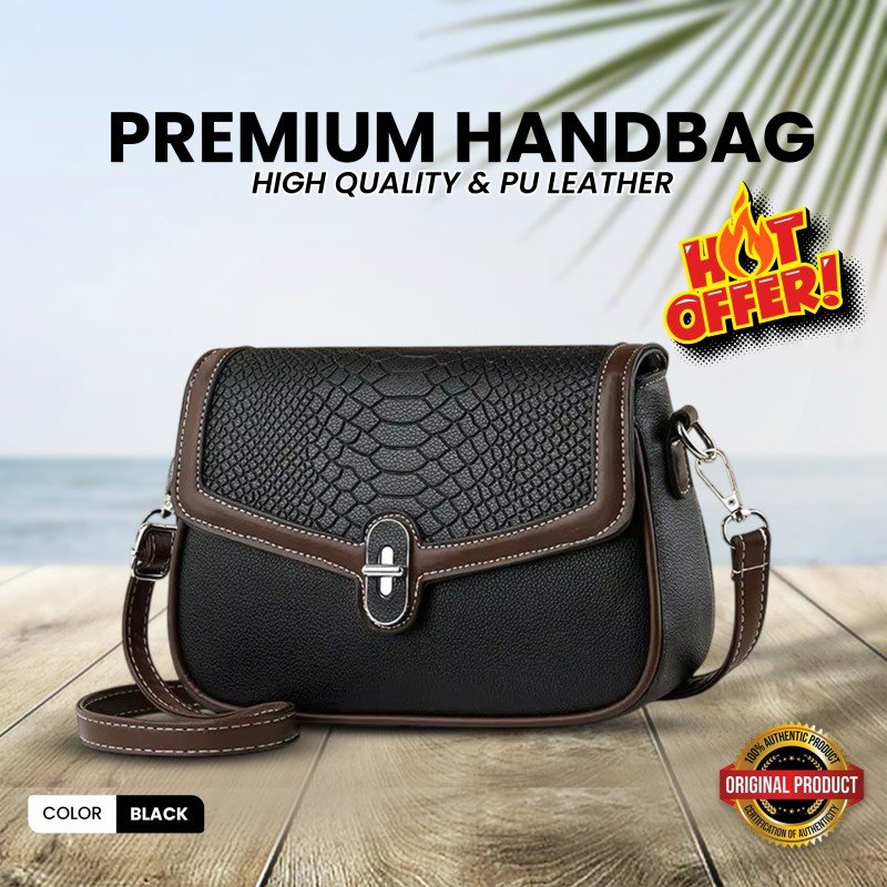 Small Handbags PU Leather High Quality Shoulder Bags for Lady Fashion(Black) 264