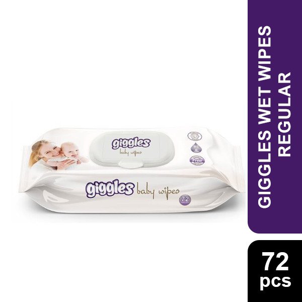 Giggles Wet Wipes Regular 72 pcs