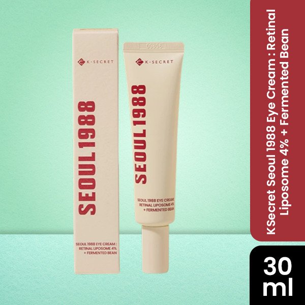 K-Secret Seoul 1988 Eye Cream : Retinal Liposome 4% +Fermented Bean 30ml