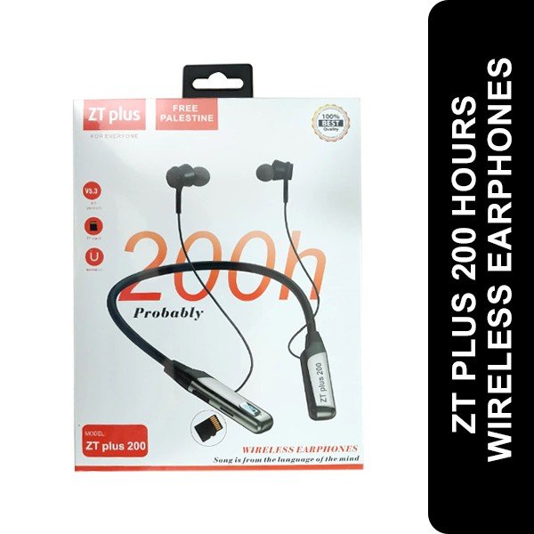 ZT Plus 200 Hours Wireless Earphones