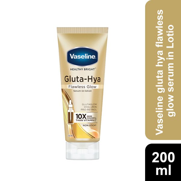 Vaseline Gluta Hya Flawless Glow Serum in Lotion 200ml