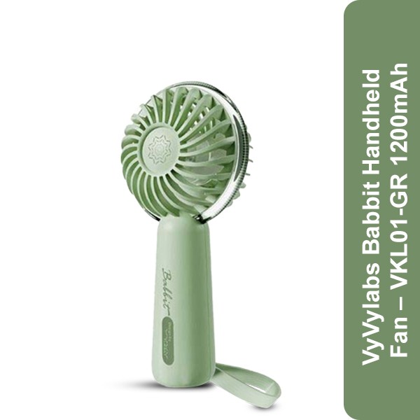 VyVylabs Babbit Handheld  Fan – VKL01-GR 1200mAh