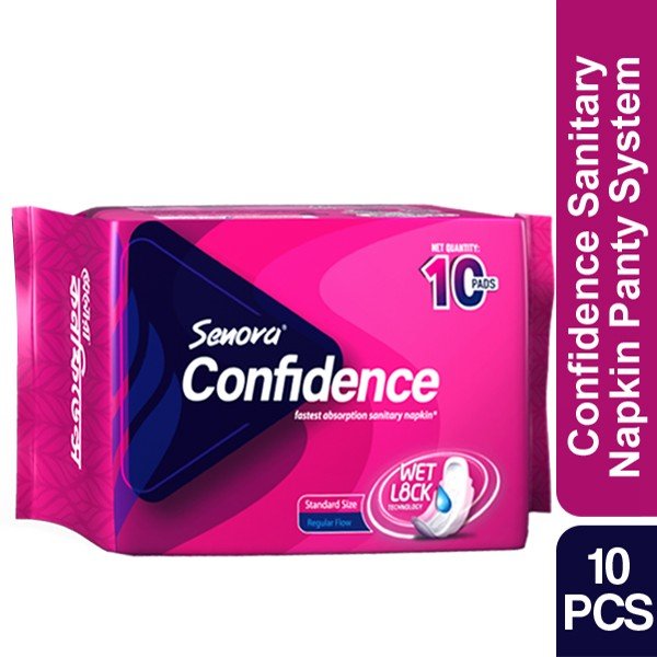 Senora Confidence Sanitary Napkin 10 pads Panty System
