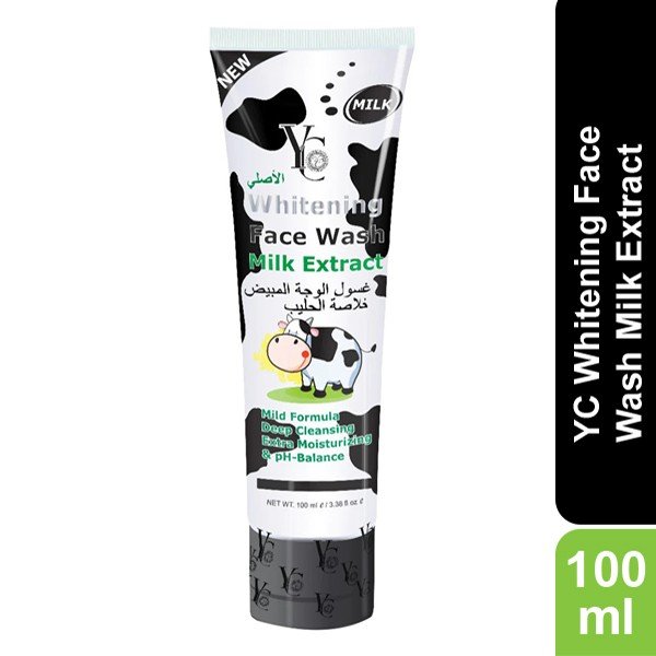 YC Whitening Face Wash Milk Extract 100ml