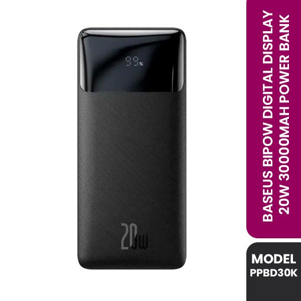 Baseus PPBD30K Bipow Digital Display 20W 30000mAh Power Bank