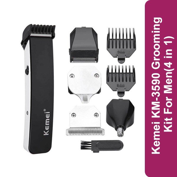 Kemei KM-3580 Grooming Kit For Men(4 in 1)