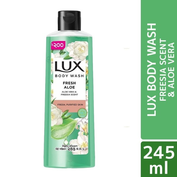 Lux Body Wash  Aloe Vera & Freesia Scent  245ml