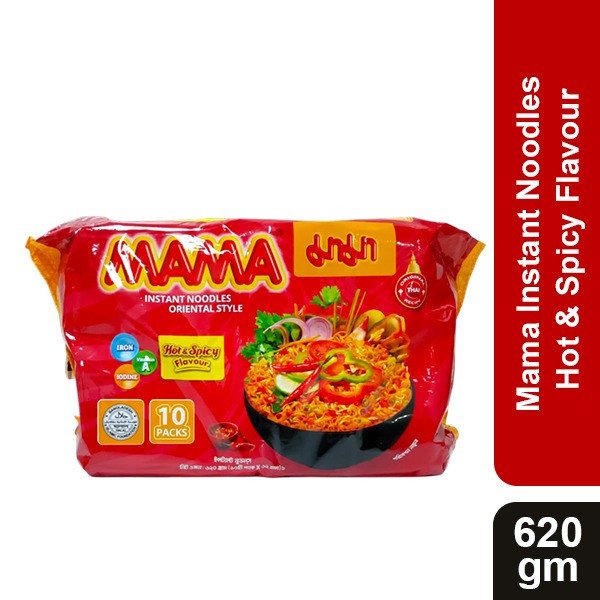 Mama Noodles(Hot and Spicy)620gm_10pack