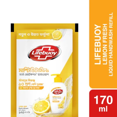 Lifebuoy Handwash (Soap) Lemon Fresh Refill 170ml