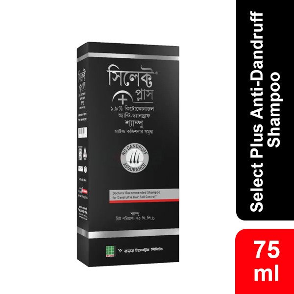 Select Plus Anti-Dandruff Shampoo 75 Ml