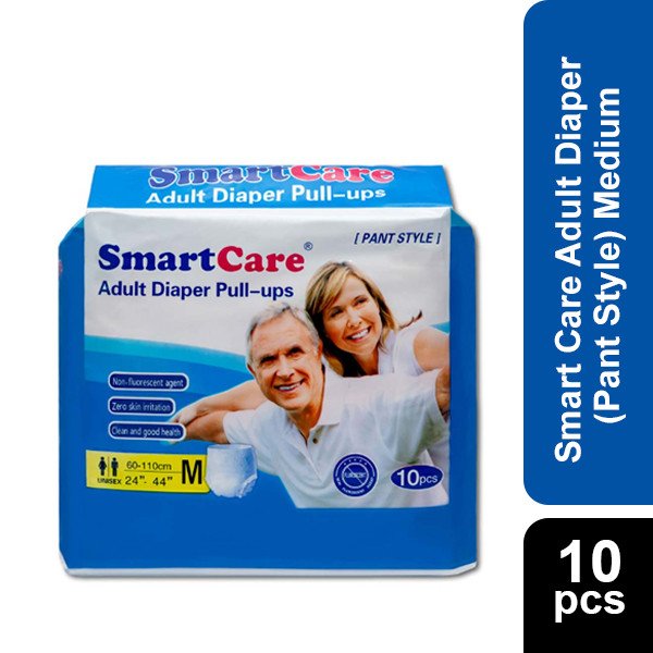 SmartCare Adult Diaper Pant Style Medium 10pcs