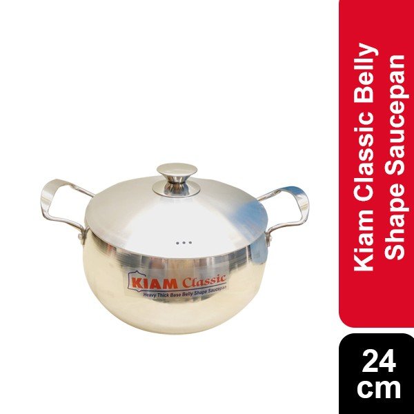 Kiam Classic Belly Shape Saucepan 24 cm