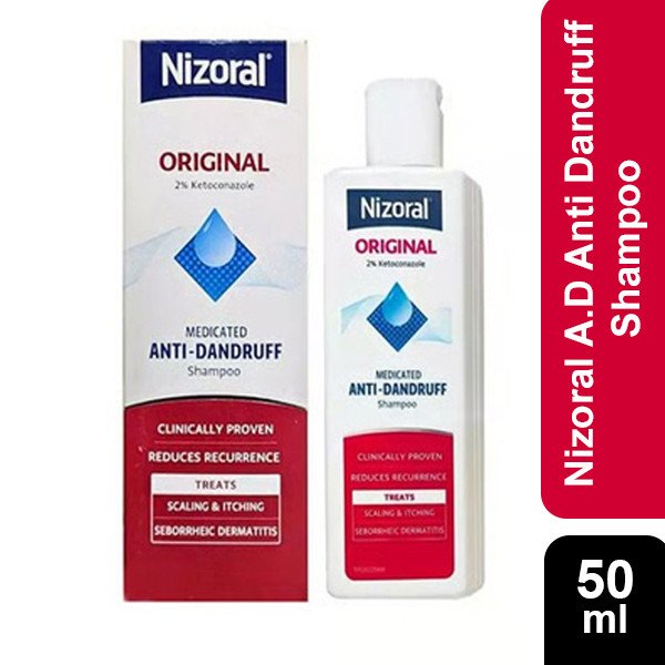 Nizoral Original 2% Ketoconazole Medicated Anti-Dandruff Shampoo 50ml