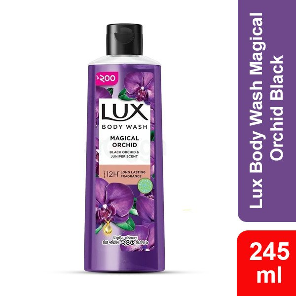 Lux Body Wash Magical Orchid Black Orchid Scent & Juniper Oil 245ml