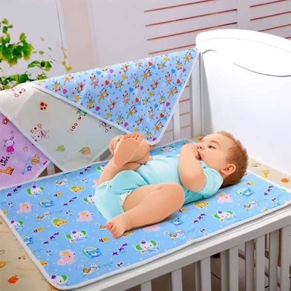 Waterproof Baby Urine Mat Multicolor XXL Size 70cm X 90 cm