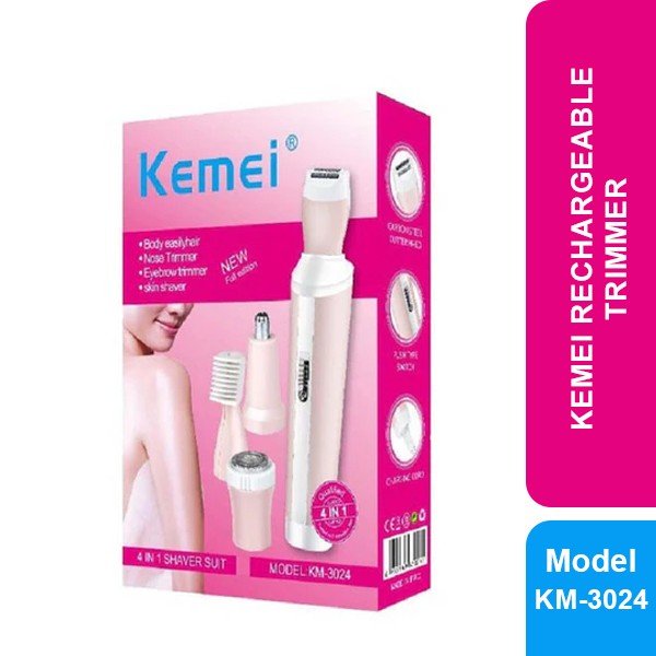 Kemei 4 in 1 Shaver Suit for Female KM - 3024