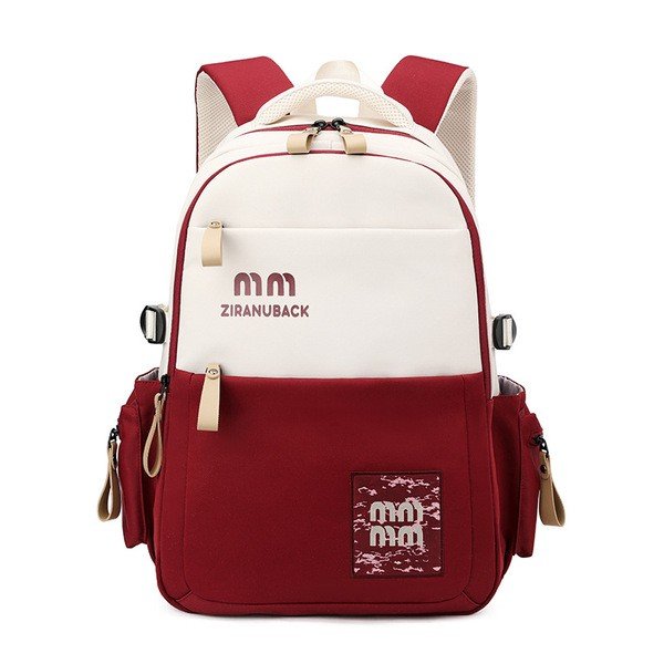 Schoolbags, College Cute Large-Capacity Backpacks, Simple Casual Backpacks(Red) code 280