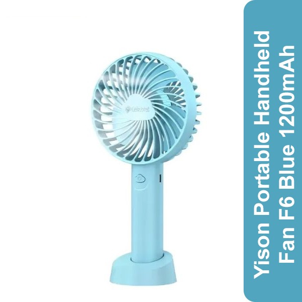Yison Portable Handheld Fan F6 Blue 1200mAh