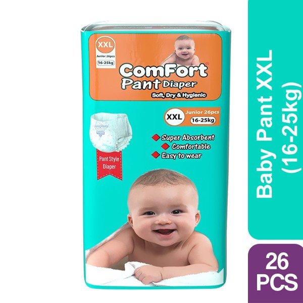 Comfort Baby Pant Diaper XXL (16-25kg)  26pcs