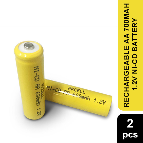 Rechargeable AA 600mAH 1.2V Ni-cd battery 1 pair