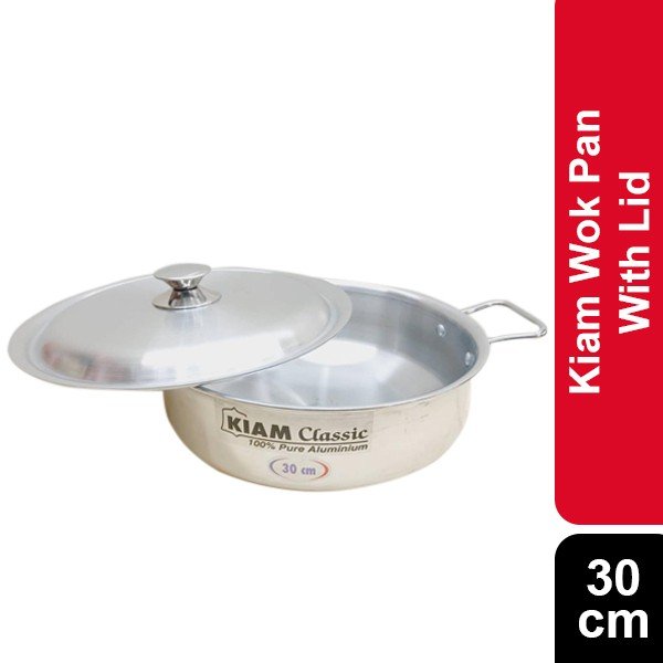 Kiam Aluminium Classic Wok Pan -30 cm