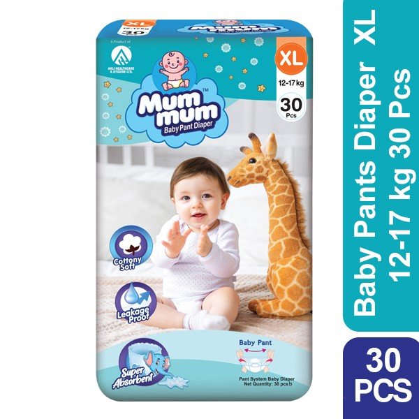 Mum Mum Baby Pants XL 12-17 kg 32 Pcs