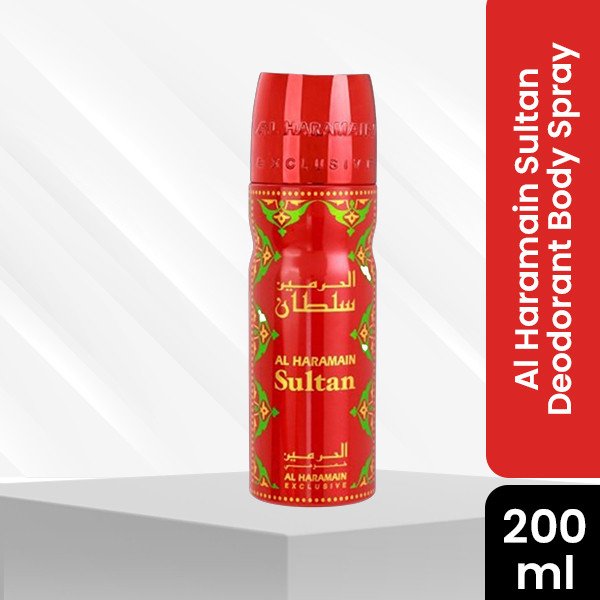 Al Haramain Sultan Deodorant Body Spray - 200ml