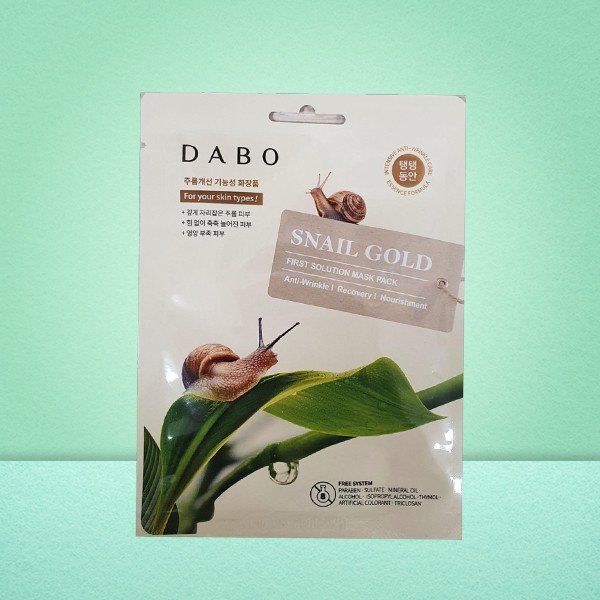 Dabo First Solution Mask Pack Snail 23 g