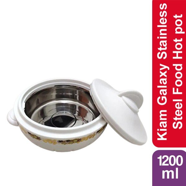Kiam Galaxy Stainless Steel Food Hot pot - 1200 ml