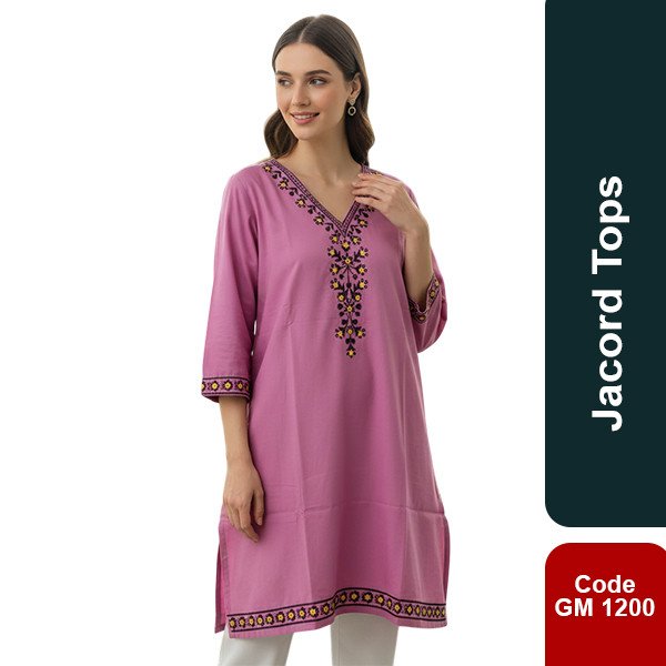 Jacord Tops with Embroidery Work (GM 1200)