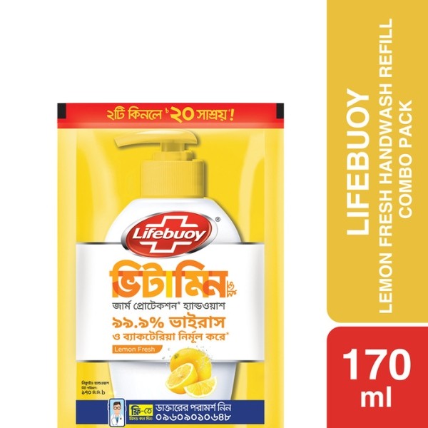 Lifebuoy Handwash  Lemon Fresh Refill 170ml