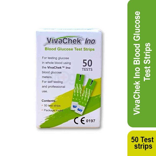 VivaChek Ino Blood Glucose Test Strips (50 Test strips)