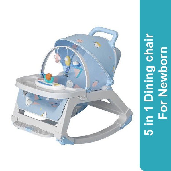5 in 1 Baby Dinning Rocking Chair 18kg - 0m+