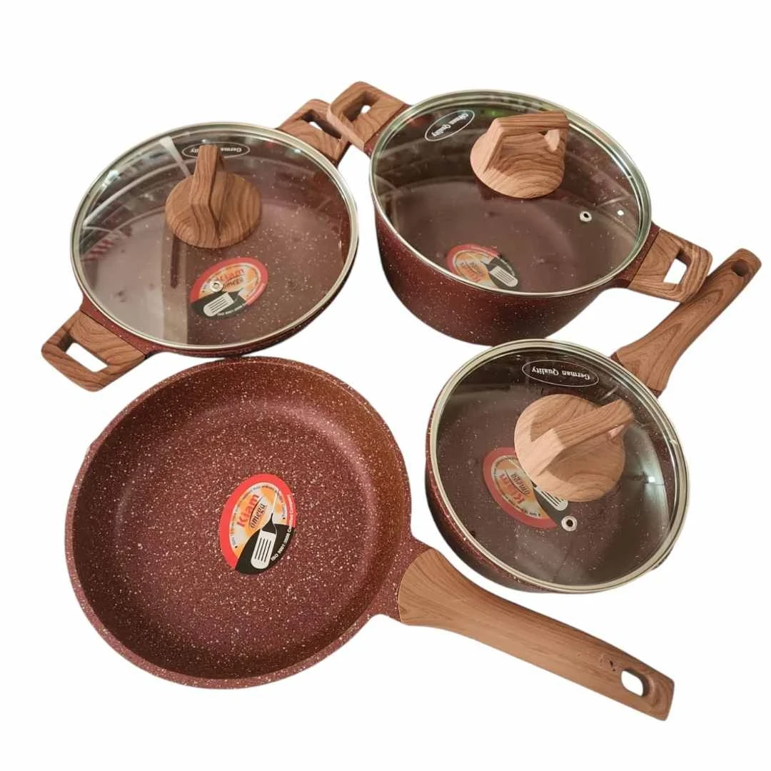 Kiam  Super Ceramic Non stick Cookware  (7 in 1 )Gift Box Set-IB