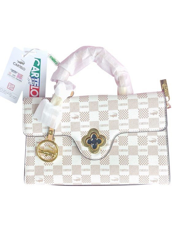 Exclusive Leather Ladies Bag-  Off White Colour (GM8002)